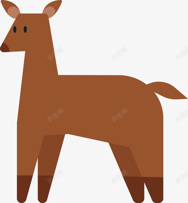 可爱的小鹿剪影动物图标png_新图网 https://ixintu.com 动物 可爱 图标 小鹿 小鹿剪影 鹿