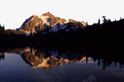 西雅图北瀑布国家公园风景图素材