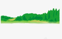 一片青山绿树素材