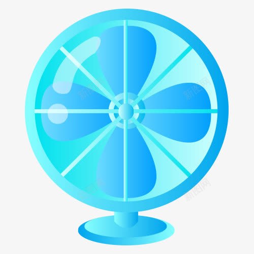 电风扇png免抠素材_新图网 https://ixintu.com 电器 电风扇 设计 设计元素
