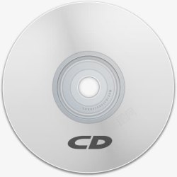 白磁盘CD白DVD盘磁盘保存极端媒体图标高清图片