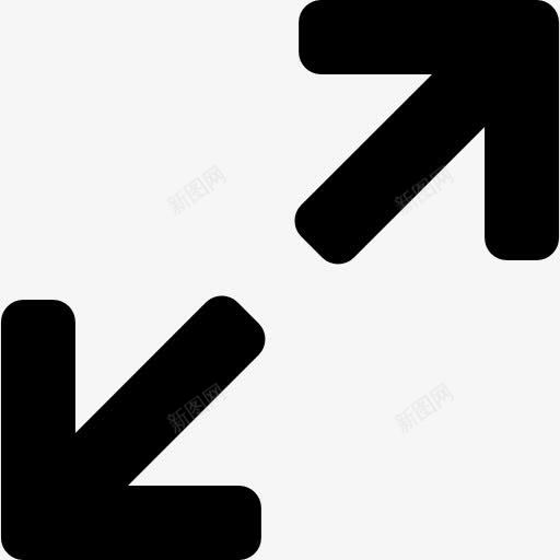 扩大图标png_新图网 https://ixintu.com 右箭头 向下箭头 左箭头 扩大 最大化 箭头 箭箭