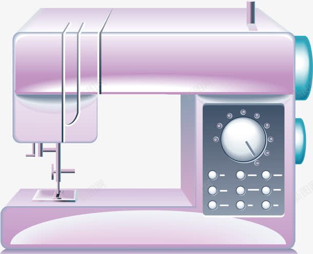 缝纫机元素png免抠素材_新图网 https://ixintu.com png 卡通 机器 矢量元素 缝纫机矢量