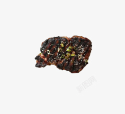 烤焦的牛排啊素材