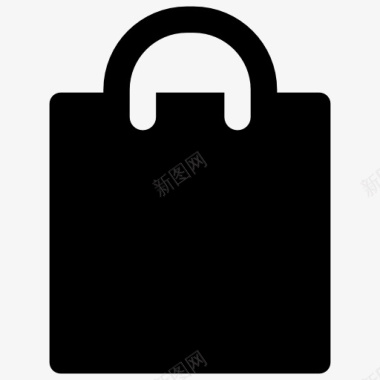 购物袋标志图标图标