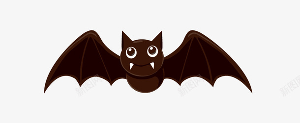卡通蝙蝠图标png_新图网 https://ixintu.com 卡通画 矢量装饰 翅膀 蝙蝠 装饰