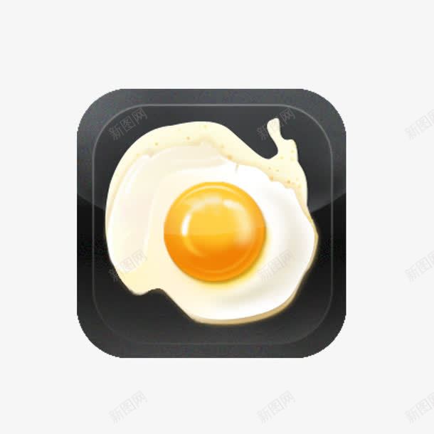 摊鸡蛋的图标png_新图网 https://ixintu.com 做饭 图标 摊鸡蛋 鸡蛋