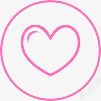 粉色爱心图标png_新图网 https://ixintu.com 图标 爱心 粉色 设计
