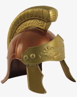 中世纪头盔中世纪金色头盔高清图片