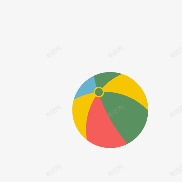 彩色皮球png免抠素材_新图网 https://ixintu.com 儿童玩具 卡通儿童玩具 婴儿玩具