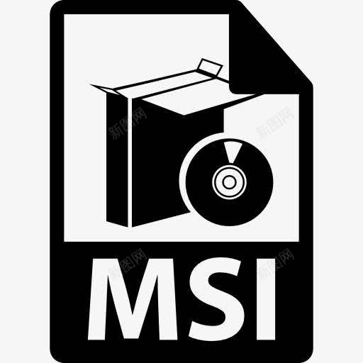 msi文件格式符号图标png_新图网 https://ixintu.com MSI MSI文件 MSI文件格式 MSI格式 微星延长 接口