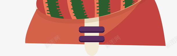圣诞鹿角图标png_新图网 https://ixintu.com 免抠图 圣诞帽 圣诞鹿角 彩色底纹 扁平化 矢量图标