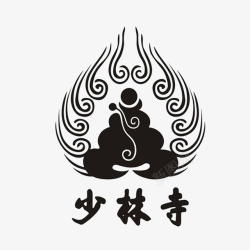 简约佛logo素材