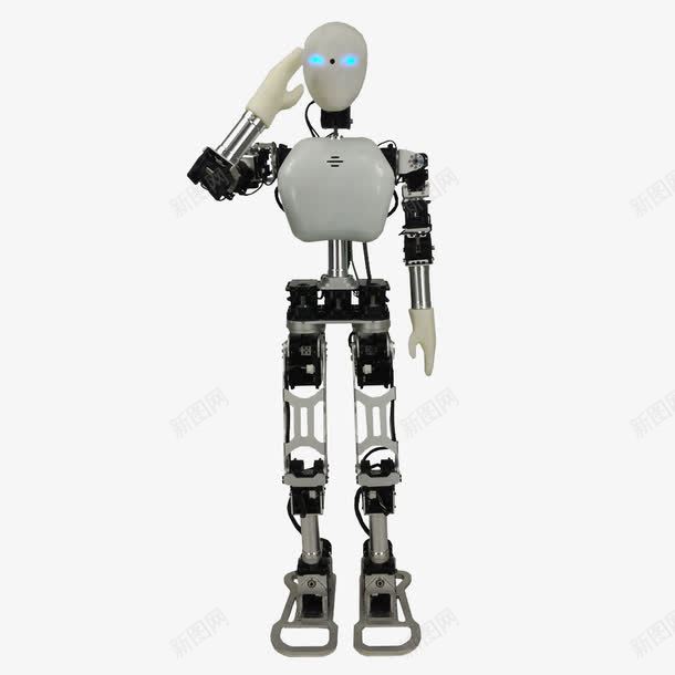 一个敬礼的机器人png免抠素材_新图网 https://ixintu.com 敬礼 敬礼手势 机器人 白色机器人 科技