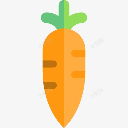 Carrot图标png_新图网 https://ixintu.com 健康食品 有机食品餐厅 素食 胡萝卜 蔬菜 食品 饮食