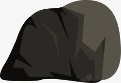 岩石层材质黑色岩石山石高清图片