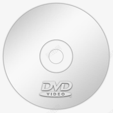 白色DVD图标图标