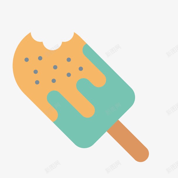 彩色卡通冰棒png免抠素材_新图网 https://ixintu.com 冰棒 冰淇淋 卡通 图案 小清新 彩色 简约 装饰 食材 食物