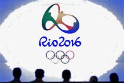 里约奥运会剪影背景素材