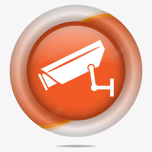 卡通手绘监控器图标png_新图网 https://ixintu.com 24小时监控 保护 探头 摄像头 监控 监控器 监视 看 装置 防护 防盗