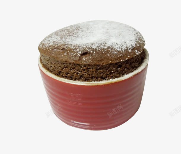被子里的蛋糕png免抠素材_新图网 https://ixintu.com 产品实物 巧克力 烘培 糖霜
