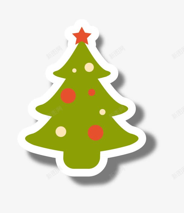 圣诞树png免抠素材_新图网 https://ixintu.com 圣诞 圣诞节 小树 树