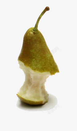 一个梨一个被吃的梨高清图片