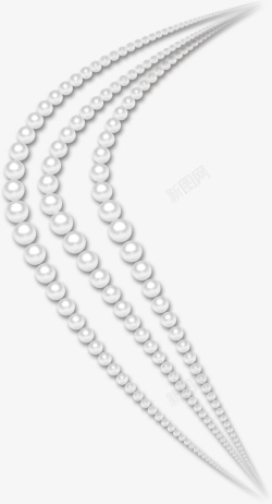 串子珍珠首饰珍珠串子图标高清图片