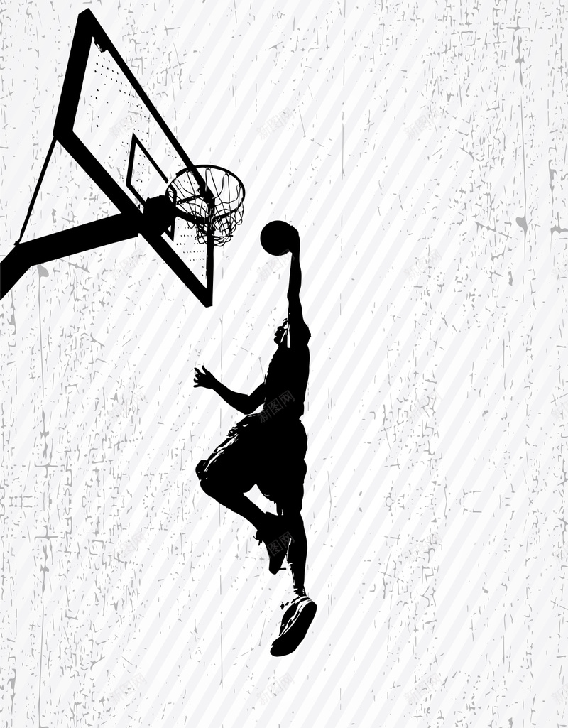 手绘插画篮球比赛矢量图ai设计背景_新图网 https://ixintu.com 创意 剪影人物 卡通人物 手绘 扣篮 插画 灌篮 篮球比赛 篮球运动 运动 运动背景 矢量图