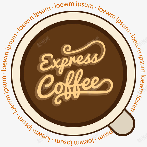 手绘咖啡杯矢量图图标ai_新图网 https://ixintu.com 咖啡图标 咖啡杯 手绘 矢量图