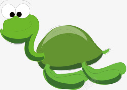 绿色乌龟矢量图素材