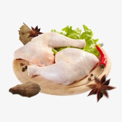 盐水鸭PNG鸭腿肉高清图片