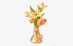花卉元素花瓶素材