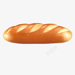 长形面包烘烤长形面包矢量图高清图片