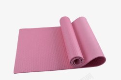 粉色瑜伽垫瑜伽垫高清图片