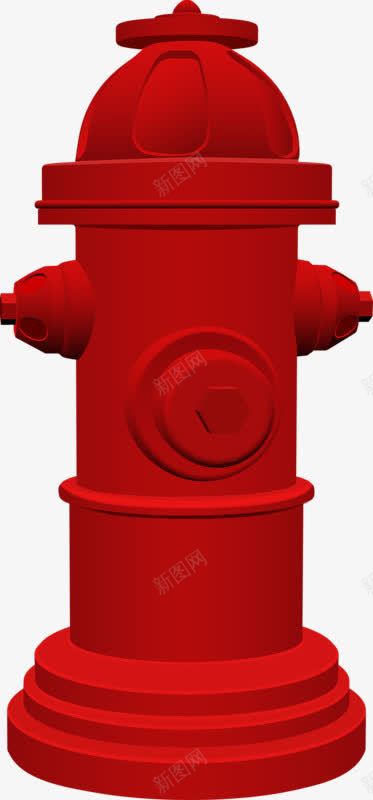 红色消防栓png免抠素材_新图网 https://ixintu.com 卡通 手绘 消防栓 红色
