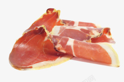 红色美味的食物切片的西班牙火腿素材