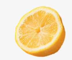 半只橙子切面素材
