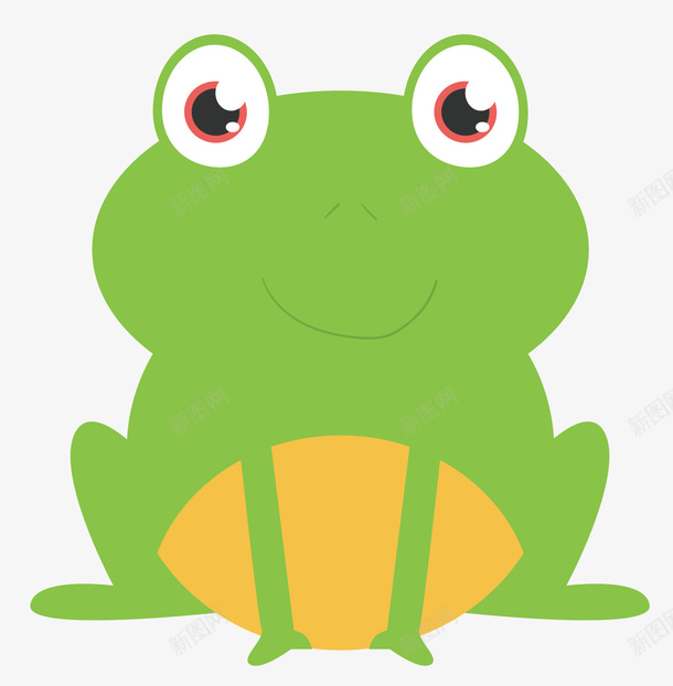 卡通小青蛙矢量图ai免抠素材_新图网 https://ixintu.com 动物 卡通青蛙 可爱 矢量素材 青蛙 矢量图