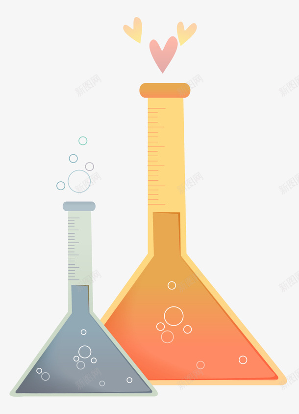 卡通化学试剂瓶矢量图ai免抠素材_新图网 https://ixintu.com 化学图案 卡通装饰 装饰图案 试剂瓶 矢量图