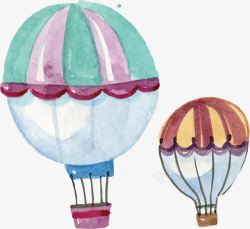 热气球宣传海报素材