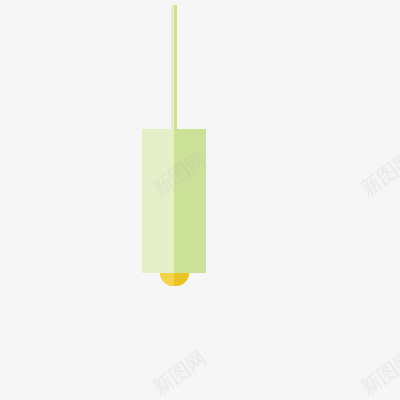 扁平风简约吊灯psd免抠素材_新图网 https://ixintu.com 吊灯 扁平风 简约 绿色