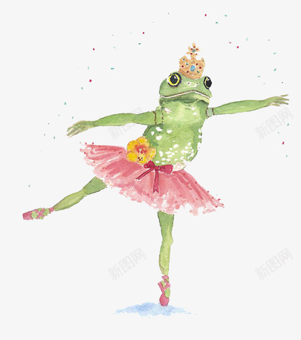 手绘青蛙跳舞装饰卡通图png免抠素材_新图网 https://ixintu.com 卡通 手绘青蛙 手绘青蛙跳舞装饰卡通图 跳舞装饰卡通图