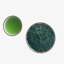 泡茶碗养生绿茶高清图片