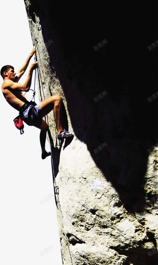 运动员攀爬png免抠素材_新图网 https://ixintu.com 摄影 运动员 野外