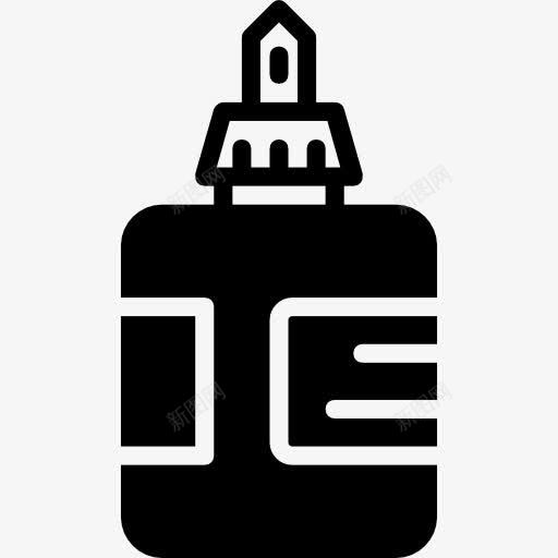 胶图标png_新图网 https://ixintu.com 工具和用具 时尚 液体胶水 瓶 简笔画胶水 编辑工具