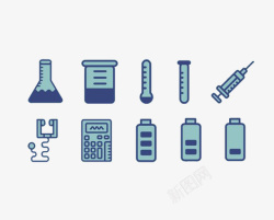 化学器具医疗化学器具图标高清图片