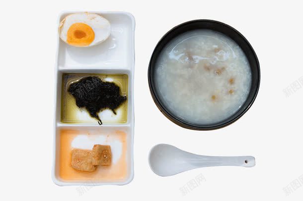 营养早餐粥菜png免抠素材_新图网 https://ixintu.com 咸菜 早餐 汤勺 米粥 营养 鸡蛋