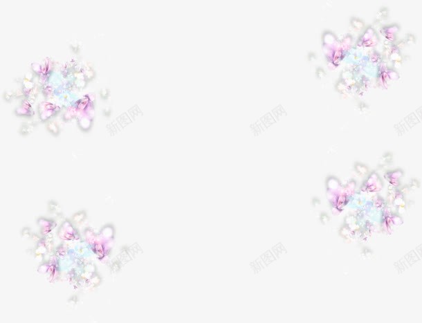紫色梦幻花朵装饰png免抠素材_新图网 https://ixintu.com 梦幻 紫色 花朵 装饰