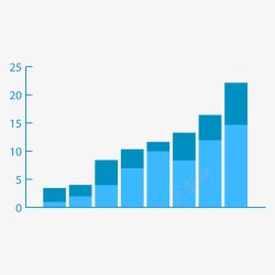 柱形分析图素材